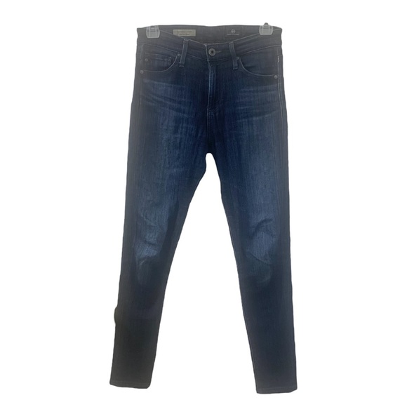 AG Adriano Goldschmied The Farrah Skinny Dark Wash Denim Jeans Women’s 24 - Picture 1 of 11